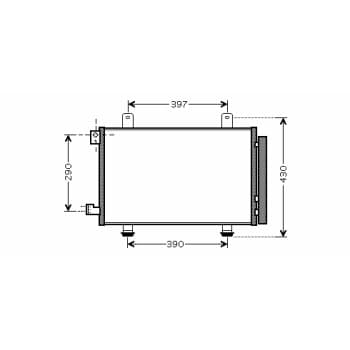 Condenseur, climatisation 52005090 International Radiators