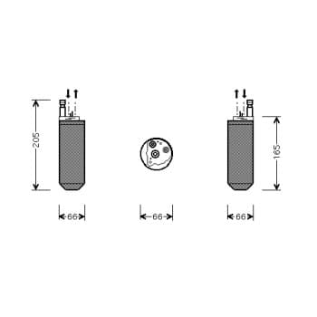 Filtre déshydratant, climatisation