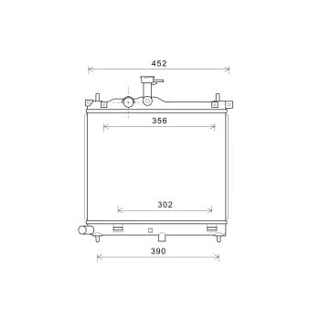 Radiateur, refroidissement du moteur *** IR PLUS *** 82002291 International Radiators Plus