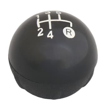 Pommeau de levier de vitesse Simoni Racing OEM Fiat 500 2007- - Cuir noir