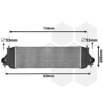 Intercooler, échangeur 52004134 International Radiators