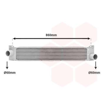 Intercooler, échangeur 17004353 International Radiators