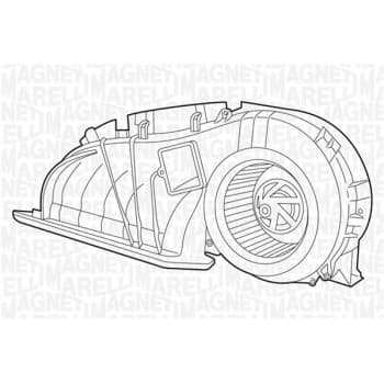 Ventilateur de chauffage 069401324010 Magneti Marelli