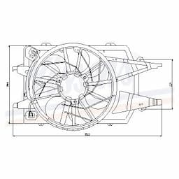 Ventilateur, refroidissement du moteur