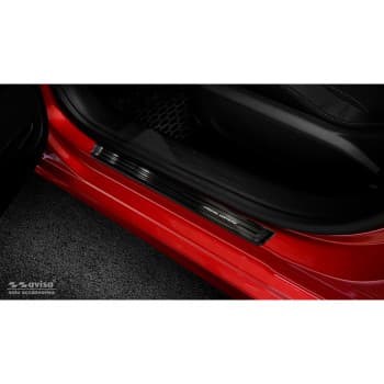 Seuils de porte en inox adaptés à Opel Corsa F HB 5 portes 2019- 'Special Edition' - 4 pièces