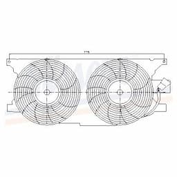 Ventilateur, refroidissement du moteur