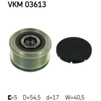 Poulie roue libre, alternateur VKM 03613 SKF