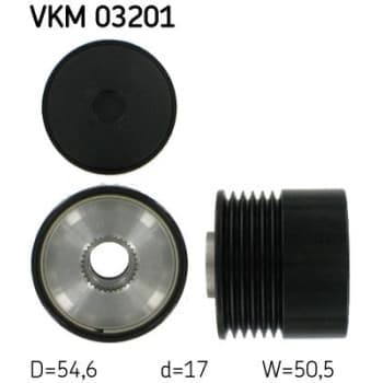 Poulie roue libre, alternateur VKM 03201 SKF