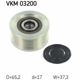 Poulie roue libre, alternateur VKM 03200 SKF