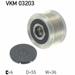 Poulie roue libre, alternateur VKM 03203 SKF