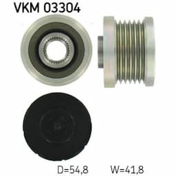 Poulie roue libre, alternateur VKM 03304 SKF