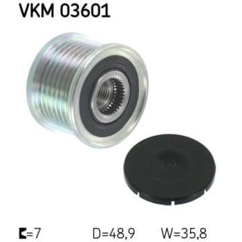 Poulie roue libre, alternateur VKM 03601 SKF