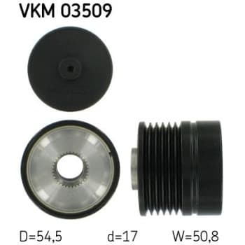 Poulie roue libre, alternateur VKM 03509 SKF