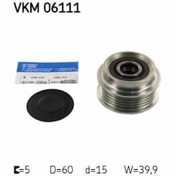 Poulie roue libre, alternateur VKM 06111 SKF