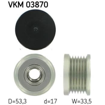 Poulie roue libre, alternateur VKM 03870 SKF