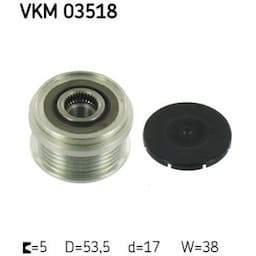 Poulie roue libre, alternateur VKM 03518 SKF