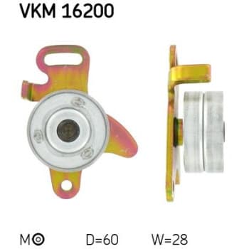 Poulie-tendeur, courroie crantée VKM 16200 SKF