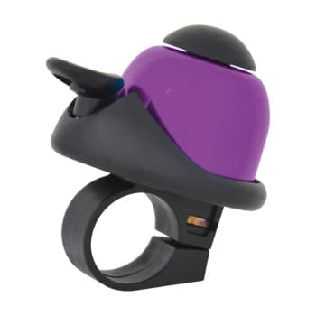 Sonnette de vélo design en alliage violet