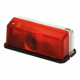 Marqueur latéral rouge / blanc 12V rectangle