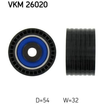 Poulie renvoi/transmission, courroie de distribution VKM 26020 SKF