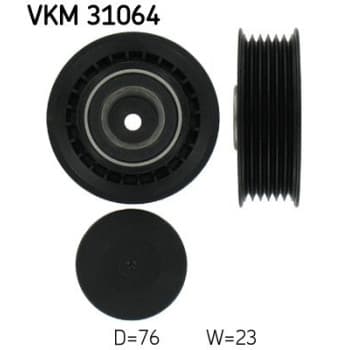 Poulie-tendeur, courroie trapézoïdale à nervures VKM 31064 SKF