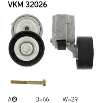Poulie-tendeur, courroie trapézoïdale à nervures VKM 32026 SKF