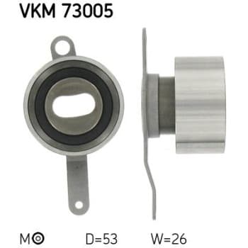 Poulie-tendeur, courroie crantée VKM 73005 SKF