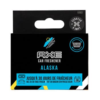 AX Refill Air Freshener Alu Holder Alaska 2 pièces