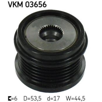 Poulie roue libre, alternateur VKM 03656 SKF