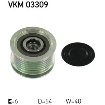 Poulie roue libre, alternateur VKM 03309 SKF