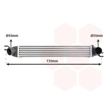 Intercooler, échangeur 06004340 International Radiators