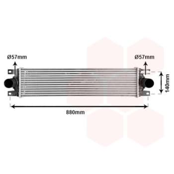 Intercooler, échangeur 43004359 International Radiators