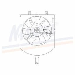 Ventilateur, condenseur de climatisation