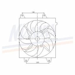 Ventilateur, refroidissement du moteur