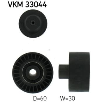 Poulie renvoi/transmission, courroie trapézoïdale à nervures VKM 33044 SKF