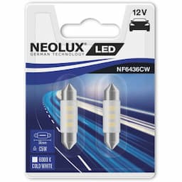 Neolux LED Retrofit 6000K - Guirlande 36mm - 12V/0,5W - lot de 2 pièces