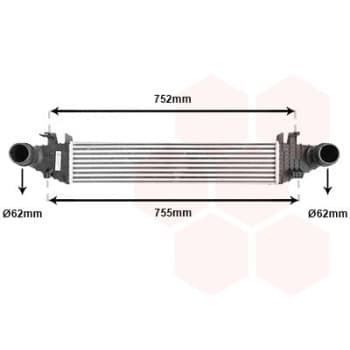 Intercooler, échangeur 30004557 International Radiators