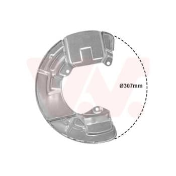 Déflecteur, disque de frein