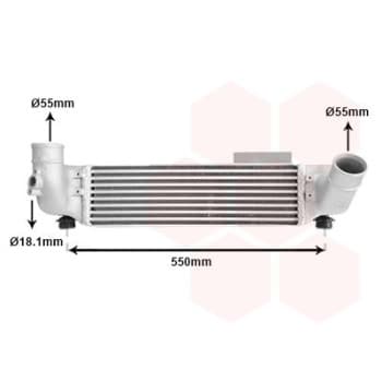 Intercooler, échangeur 83004209 International Radiators