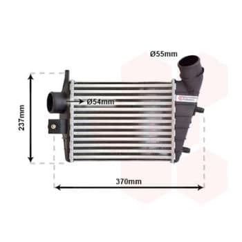 Intercooler, échangeur 01004085 International Radiators