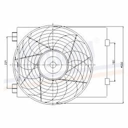 Ventilateur, refroidissement du moteur