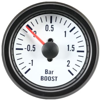 Performance Instrument White Turbo pression +2.0&gt; 1 bar 52mm