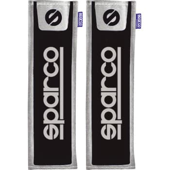 Ensemble de housses de ceinture de sécurité Sparco - Noir/Gris