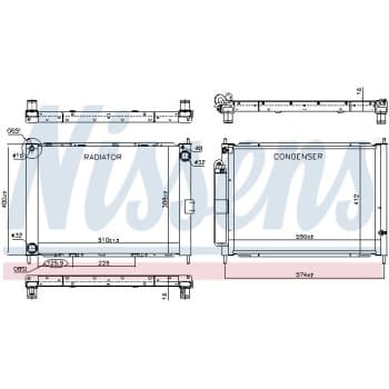 Module de refroidissement 637625 Nissens