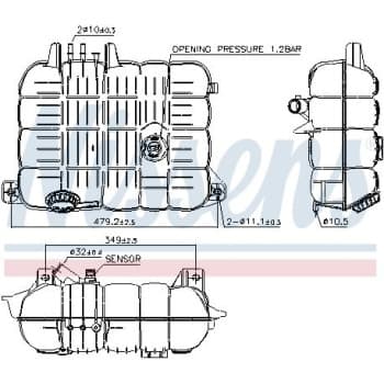 Vase d'expansion, liquide de refroidissement