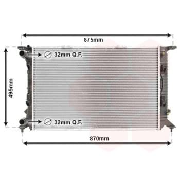 Radiateur, refroidissement du moteur 03002292 International Radiators