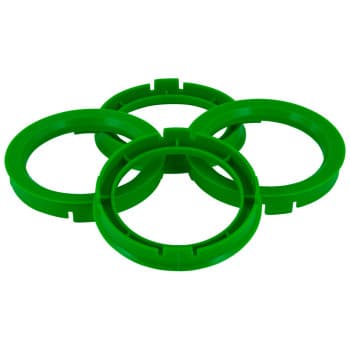 Anneaux de centrage TPI 64.0->59.1mm Vert 4 pièces