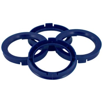 Anneaux de centrage TPI 70.1->56.6mm Bleu 4 pièces