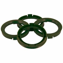 Anneaux de centrage TPI 72.5->65.1mm vert olive 4 pièces