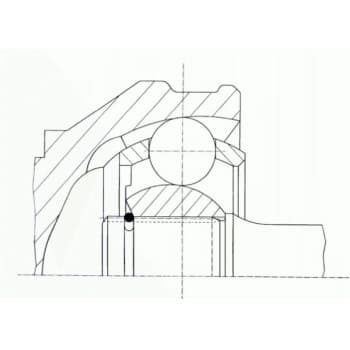 Jeu de joints, arbre de transmission 36507 Spidan